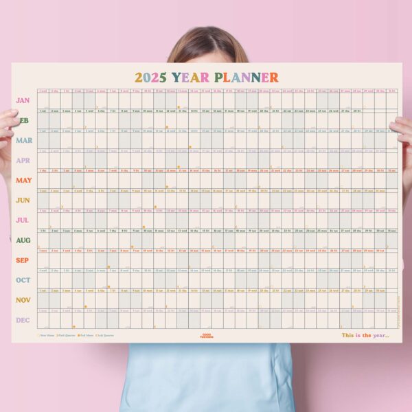 2025 Year Wall Planner | Landscape | This is the Year