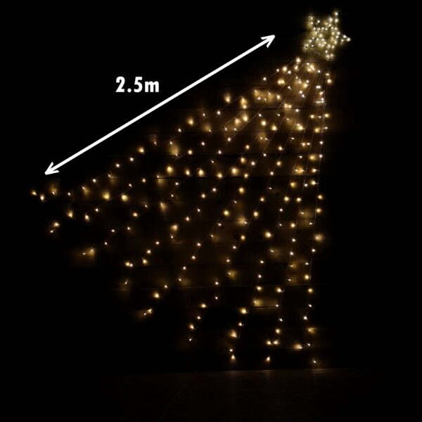 25m Indoor Outdoor Shooting Star 247 Warm White LED Multifunction Christmas Decoration