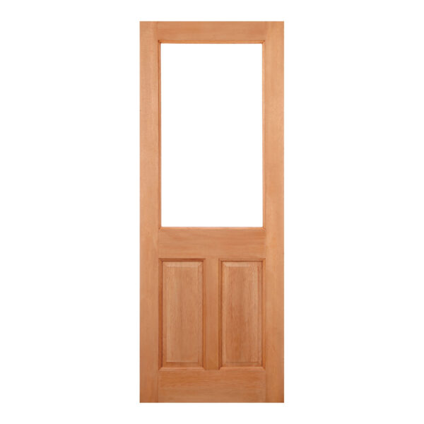 2XG 2 Panel Hardwood MT External Door