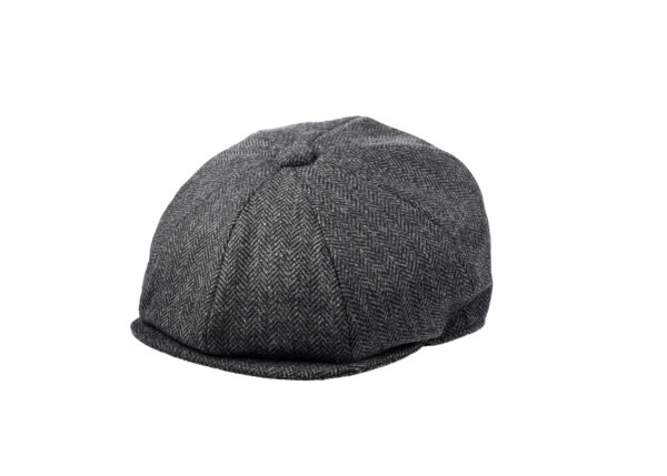 8 Piece Baker Boy Tweed Cap in Z537