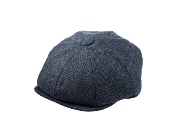 8 Piece Baker Boy Tweed Cap in Z539