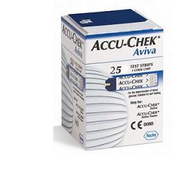 Accu chek aviva 25 strisce reattive