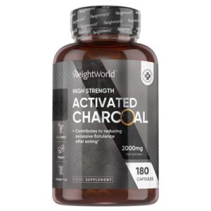 Activated Charcoal 2000mg 180 capsules