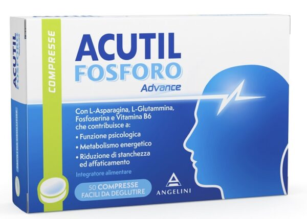 Acutil fosforo advance 50 compresse angelini spa