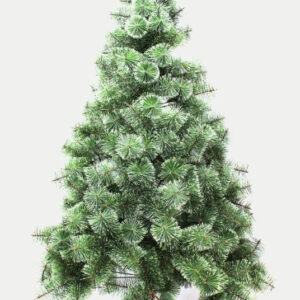 Árbol de Navidad Pino 90 280cm Abeto Artificial Ignífugo con Hojas de Aguja Decoración Navideña Ideal para Hogar Oficina y Local Soporte Metálico