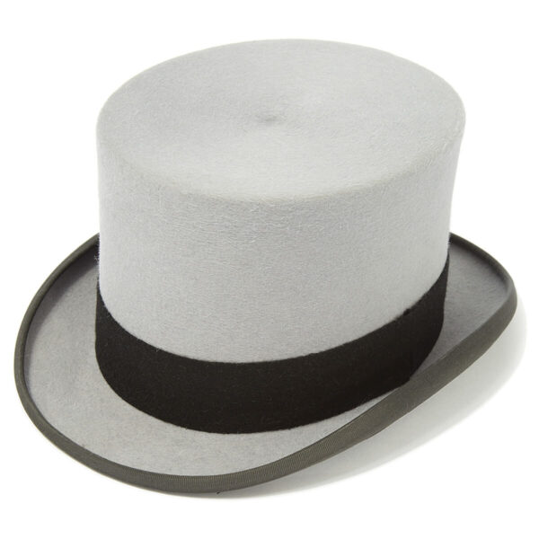 Ascot Fur Felt Grey Top Hat