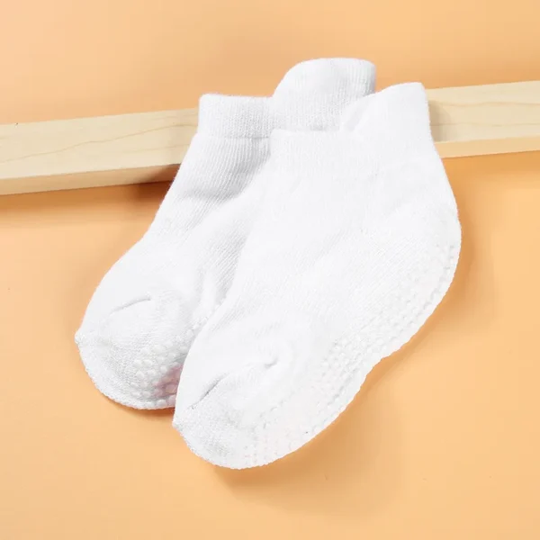 Baby Toddler Solid Antiskid Socks