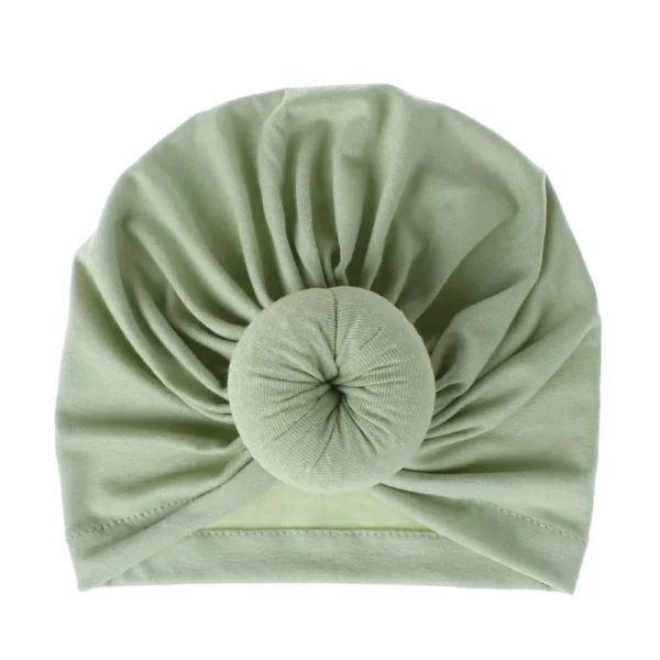 Baby Toddler Sweet Solid Knot Newborn Hat