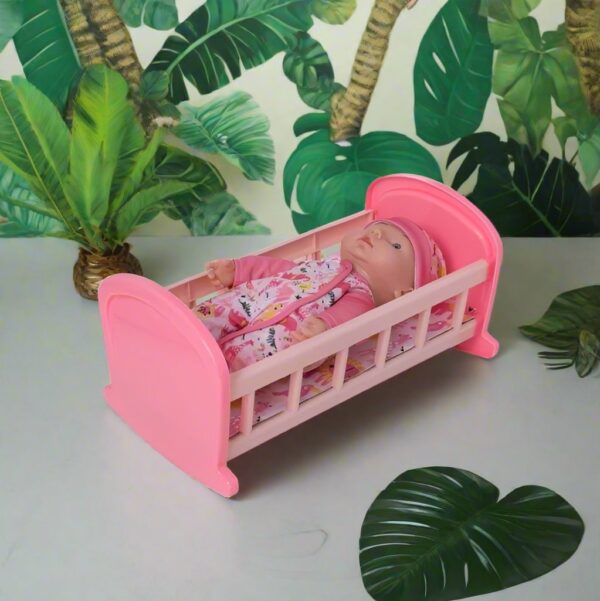 BabyBoo Lullaby Dolls Cot Doll Included