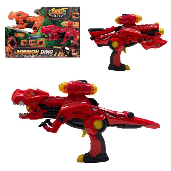 Beast Blitz Dino Assault 2 IN 1 Dart Gun