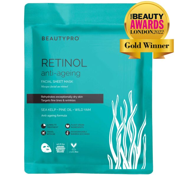 Beauty Pro Retinol Facial Sheet Mask