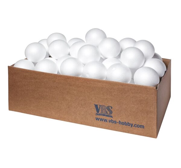 Boules en polystyrène VBS ⌀ 12 cm 50 pc