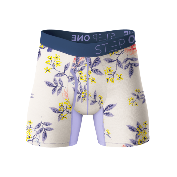 Boxer Brief Fly Oriental Blossoms