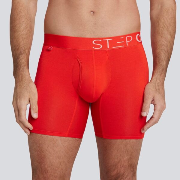 Boxer Brief Fly Rosso