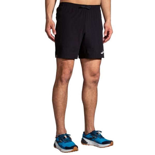 Brooks High Point 7 2 in 1 short Negro L