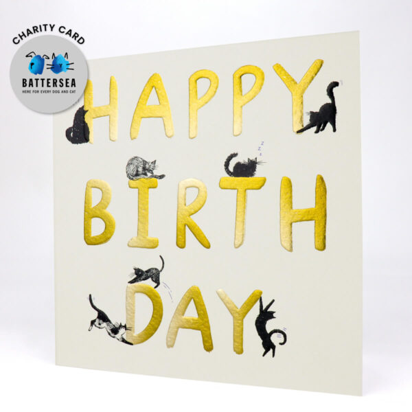 Cats Happy Birthday Card