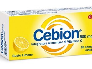 Cebion 500 mg limone vitamina c 20 compresse masticabili