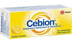 Cebion limone vitamina c 10 compresse effervescenti