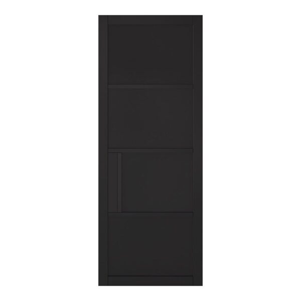 Chelsea 4P Primed Plus Black Internal Door