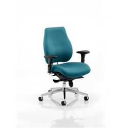 Chiro Plus Posture Chair Kingfisher Colour With Arms KC