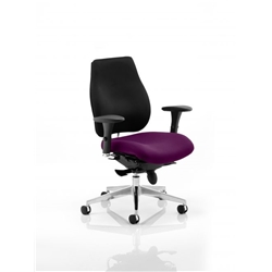 Chiro Plus Posture Chair Purple Colour Seat With Arms K