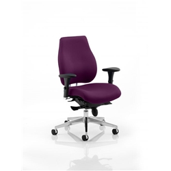 Chiro Plus Posture Chair Purple Colour With Arms KCUP01