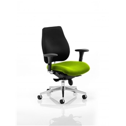 Chiro Plus Posture Chair Swizzle Colour Seat With Arms