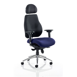 Chiro Plus Posture Chair Ultimate With Headrest Serene Colo