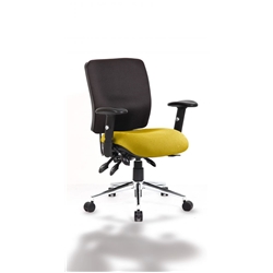 Chiro Task Operator Chair Medium Back Sunset Colour Seat Wi