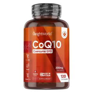 CoQ10 Pure 200mg 120 Capsules of Coenzyme Q10 4 Months Supply