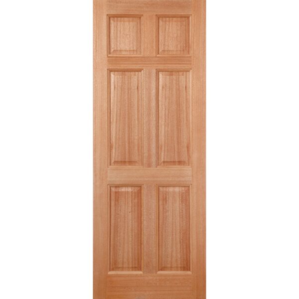 Colonial 6P Hardwood Dowelled External Door