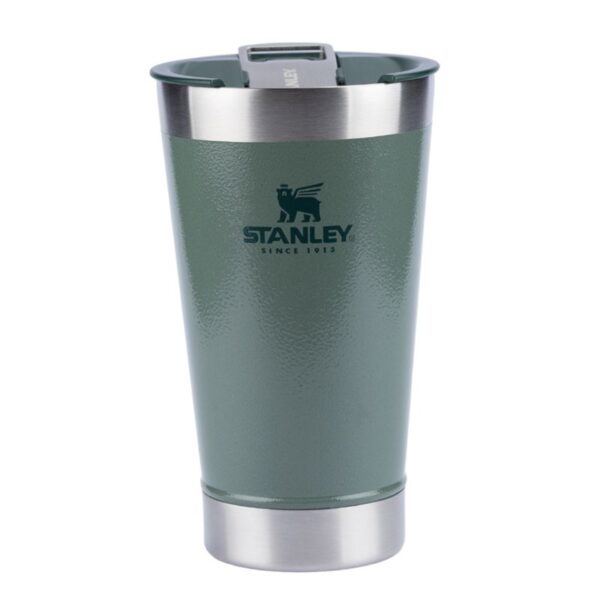 Copo Térmico de Cerveja com tampa Stanley Hammertone Green | 473ML