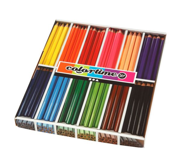 Crayons de couleur Colortime XXL Jumbo mine 5 mm