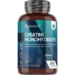 Creatine Monohydrate 3000mg 180 Tablets Ideal for muscle strength