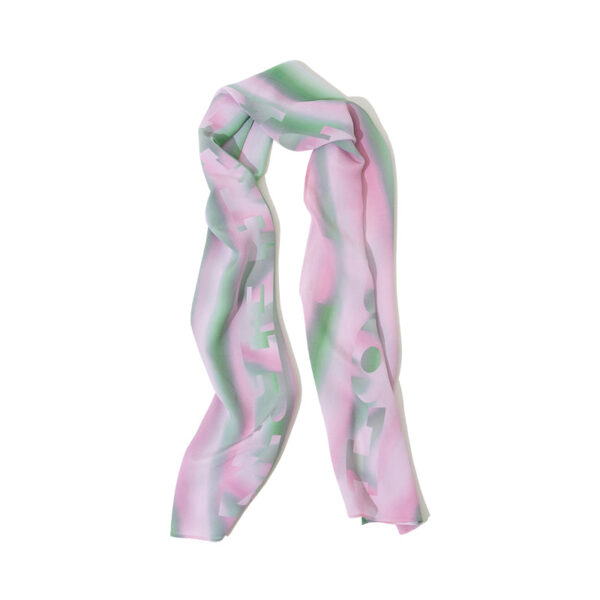 Day Dream Silk Long Scarf Pink