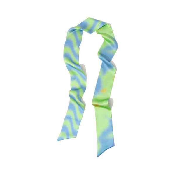 Day Dream Silk Neck Scarf Green