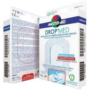 Dropmed master aid 10x12cm 5 pezzi pietrasanta pharma