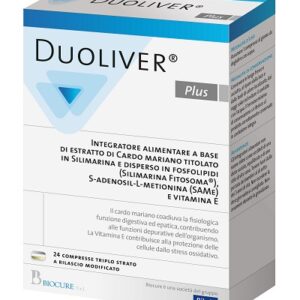 Duoliver plus 24 compresse biocure srl