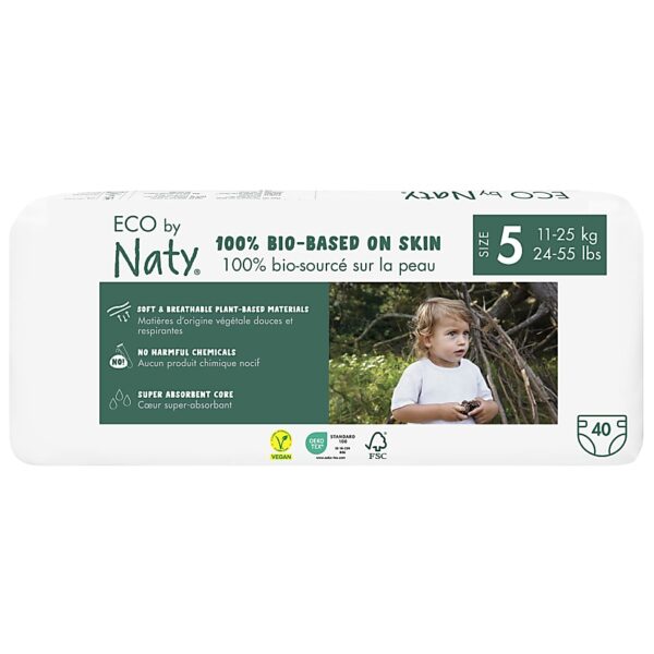 ECO by Naty Nappies Size 5 Economy Pack