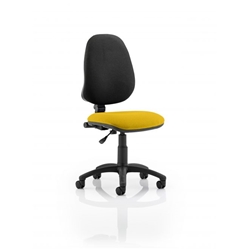 Eclipse I Lever Task Operator Chair Bespoke Colour Seat KCUP0221