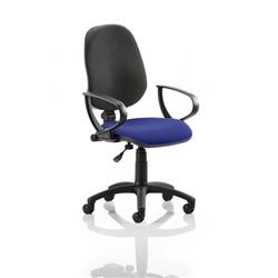 Eclipse I Lever Task Operator Chair Black Back Serene Colou