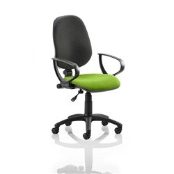 Eclipse I Lever Task Operator Chair Black Back Swizzle Colo