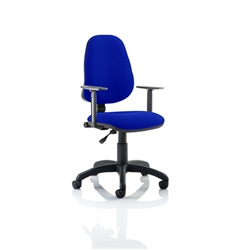 Eclipse I Lever Task Operator Chair Serene Colour With Arms