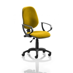 Eclipse I Lever Task Operator Chair Sunset Colour With Loop