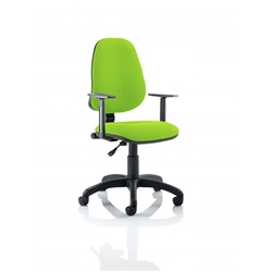 Eclipse I Lever Task Operator Chair Swizzle Colour With Arm