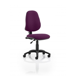 Eclipse I Task Operator Chair Purple Colour Seat Without Ar