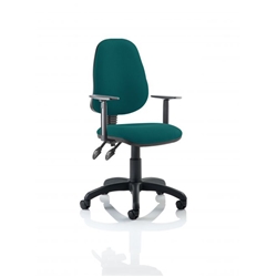 Eclipse II Lever Task Operator Chair Kingfisher Colour With