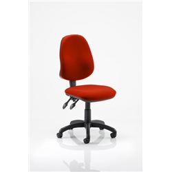 Eclipse II Task Operator Chair Pimento Colour Without Arms