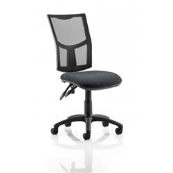 Eclipse II Task Operator Chair With Black Mesh Back Charcoal