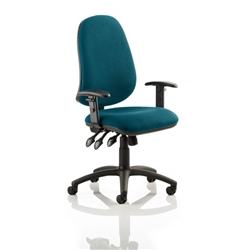 Eclipse XL III Lever Task Operator Chair Kingfisher Colour